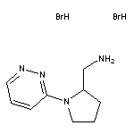 [1-(pyridazin-3-yl)pyrrolidin-2-yl]methanamine dihydrobromide