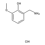 2-(aminomethyl)-6-methoxyphenol hydrochloride