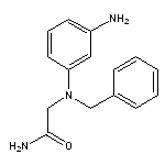 2-[(3-aminophenyl)(benzyl)amino]acetamide