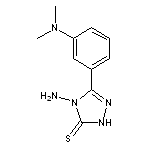 4-amino-3-[3-(dimethylamino)phenyl]-4,5-dihydro-1H-1,2,4-triazole-5-thione