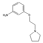 3-[2-(pyrrolidin-1-yl)ethoxy]aniline