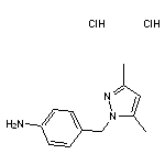 4-[(3,5-dimethyl-1H-pyrazol-1-yl)methyl]aniline dihydrochloride