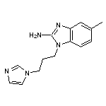 1-[3-(1H-imidazol-1-yl)propyl]-5-methyl-1H-benzimidazol-2-amine