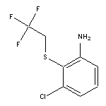 3-chloro-2-[(2,2,2-trifluoroethyl)sulfanyl]aniline