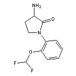 3-amino-1-[2-(difluoromethoxy)phenyl]pyrrolidin-2-one