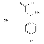 (3S)-3-amino-3-(4-bromophenyl)propanoic acid hydrochloride