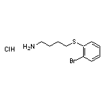 1-[(4-aminobutyl)sulfanyl]-2-bromobenzene hydrochloride