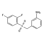 3-{[(2,4-difluorobenzene)sulfonyl]methyl}aniline