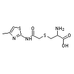 2-amino-3-({[(4-methyl-1,3-thiazol-2-yl)carbamoyl]methyl}sulfanyl)propanoic acid