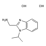 [1-(propan-2-yl)-1H-1,3-benzodiazol-2-yl]methanamine dihydrochloride