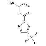 3-[4-(trifluoromethyl)-1H-pyrazol-1-yl]aniline