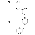 3-(4-benzylpiperazin-1-yl)propanimidamide trihydrochloride