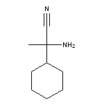 2-amino-2-cyclohexylpropanenitrile