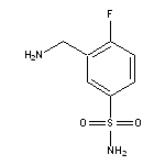 3-(aminomethyl)-4-fluorobenzene-1-sulfonamide