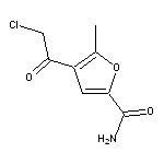 4-(2-chloroacetyl)-5-methylfuran-2-carboxamide