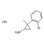 2-(2-chlorophenyl)-2-methylcyclopropan-1-amine hydrochloride