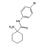 1-amino-N-(4-bromophenyl)cyclohexane-1-carboxamide