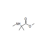 methyl 2-methyl-2-(methylamino)propanoate