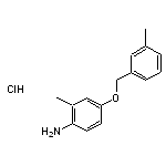 2-methyl-4-[(3-methylphenyl)methoxy]aniline hydrochloride