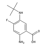 2-amino-5-(tert-butylamino)-4-fluorobenzoic acid