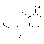 3-amino-1-(3-fluorophenyl)piperidin-2-one