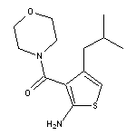 4-(2-methylpropyl)-3-[(morpholin-4-yl)carbonyl]thiophen-2-amine