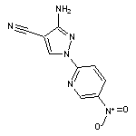 3-amino-1-(5-nitropyridin-2-yl)-1H-pyrazole-4-carbonitrile