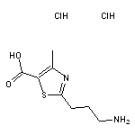 2-(3-aminopropyl)-4-methyl-1,3-thiazole-5-carboxylic acid dihydrochloride