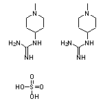 bis(1-(1-methylpiperidin-4-yl)guanidine), sulfuric acid