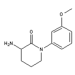 3-amino-1-(3-methoxyphenyl)piperidin-2-one