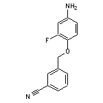 3-(4-amino-2-fluorophenoxymethyl)benzonitrile