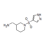 [1-[(4-Pyrazolyl)sulfonyl]-3-piperidyl]methanamine