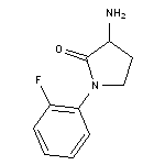 3-amino-1-(2-fluorophenyl)pyrrolidin-2-one