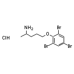 2-[(4-aminopentyl)oxy]-1,3,5-tribromobenzene hydrochloride