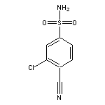 3-chloro-4-cyanobenzene-1-sulfonamide