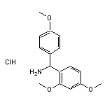 (2,4-dimethoxyphenyl)(4-methoxyphenyl)methanamine hydrochloride