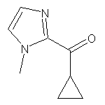 2-cyclopropanecarbonyl-1-methyl-1H-imidazole