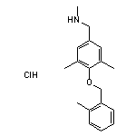 ({3,5-dimethyl-4-[(2-methylphenyl)methoxy]phenyl}methyl)(methyl)amine hydrochloride