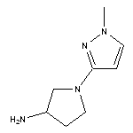 1-(1-methyl-1H-pyrazol-3-yl)pyrrolidin-3-amine