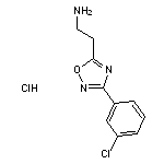 2-[3-(3-chlorophenyl)-1,2,4-oxadiazol-5-yl]ethan-1-amine hydrochloride