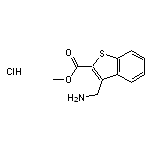 methyl 3-(aminomethyl)-1-benzothiophene-2-carboxylate hydrochloride