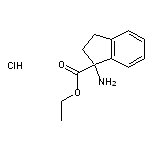 ethyl 1-amino-2,3-dihydro-1H-indene-1-carboxylate hydrochloride