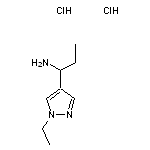 1-(1-ethyl-1H-pyrazol-4-yl)propan-1-amine dihydrochloride