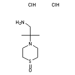 4-(1-amino-2-methylpropan-2-yl)-1$l^{4},4-thiomorpholin-1-one dihydrochloride