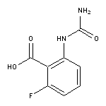 2-(carbamoylamino)-6-fluorobenzoic acid