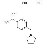 4-(pyrrolidin-1-ylmethyl)benzene-1-carboximidamide dihydrochloride