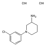 1-(3-chlorophenyl)piperidin-3-amine dihydrochloride