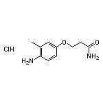 3-(4-amino-3-methylphenoxy)propanamide hydrochloride