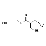 methyl 3-amino-2-(cyclopropylmethyl)propanoate hydrochloride