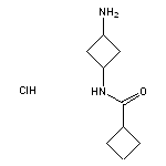 N-(3-aminocyclobutyl)cyclobutanecarboxamide hydrochloride